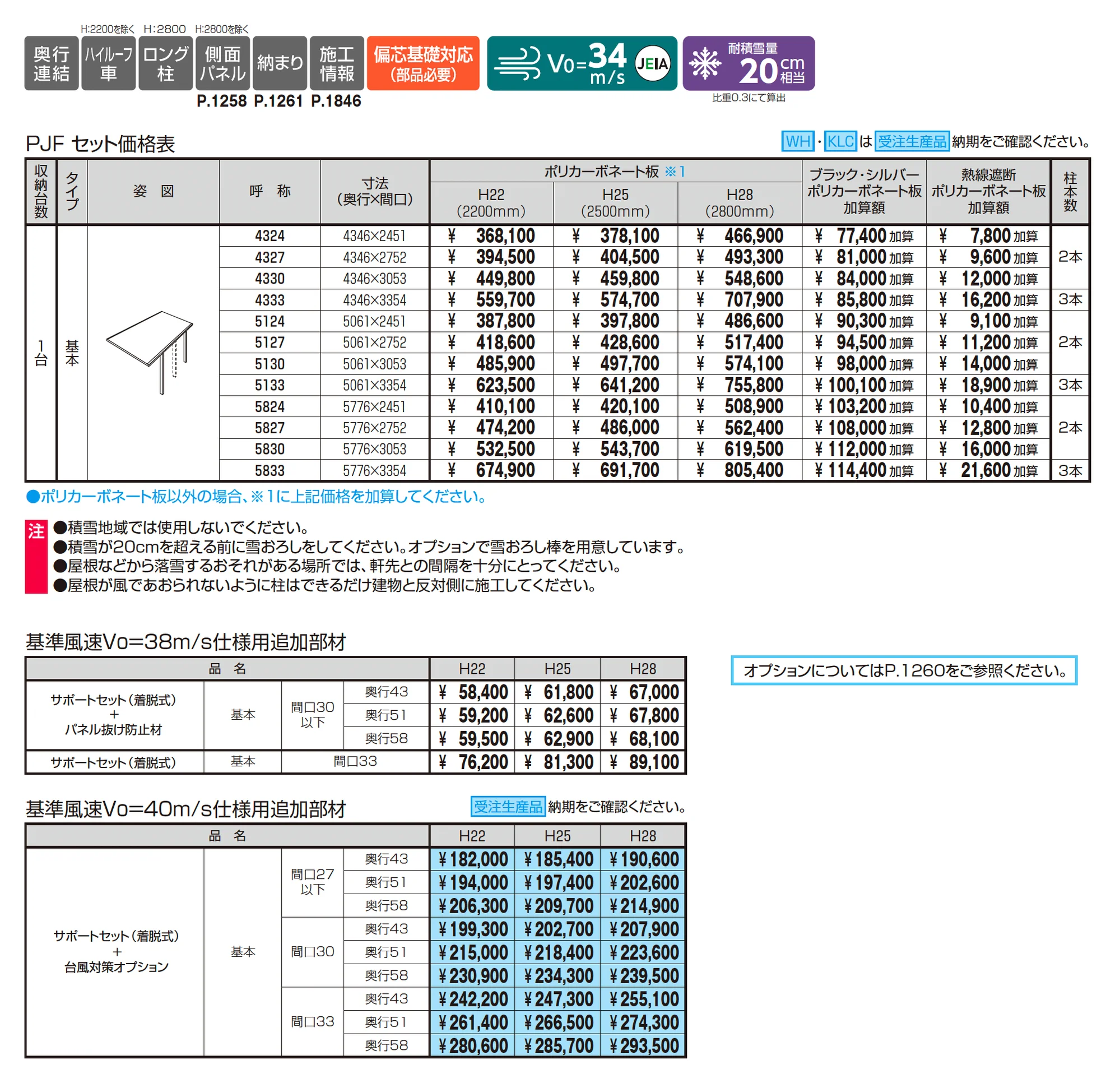 セルフィ(基本・奥行2連結・奥行延長)_価格_1