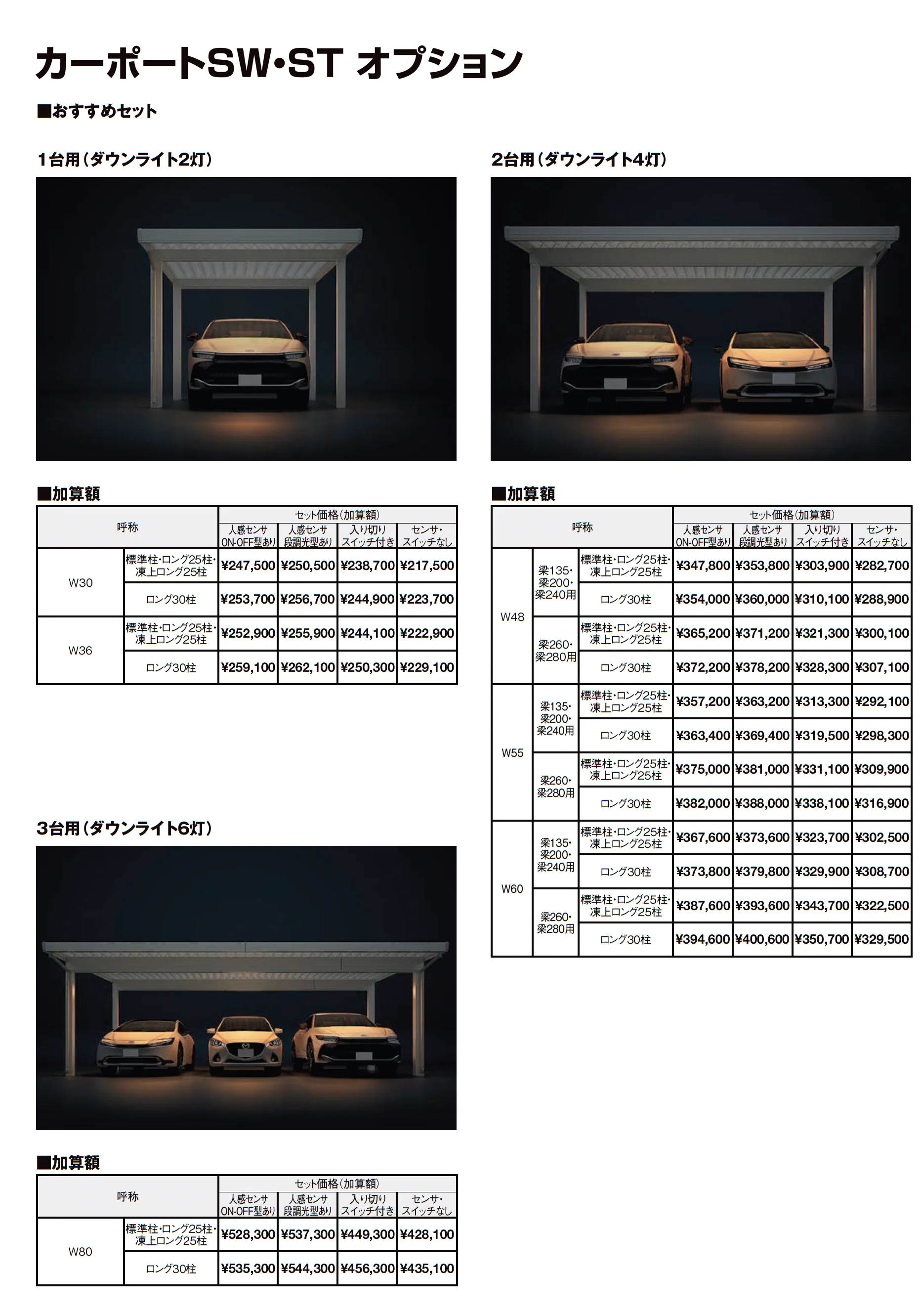 カーポートSW 900タイプ 1台用_価格_11