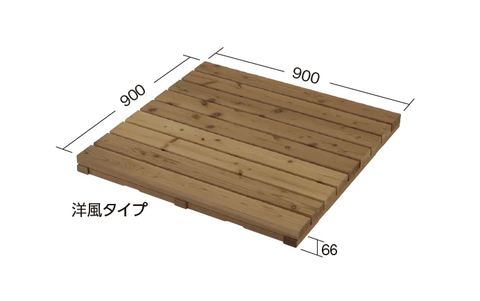 タカショーの「タンモクフラットデッキ」