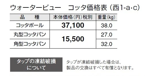 ウォータービュー コッタ【2024年版】_価格_5