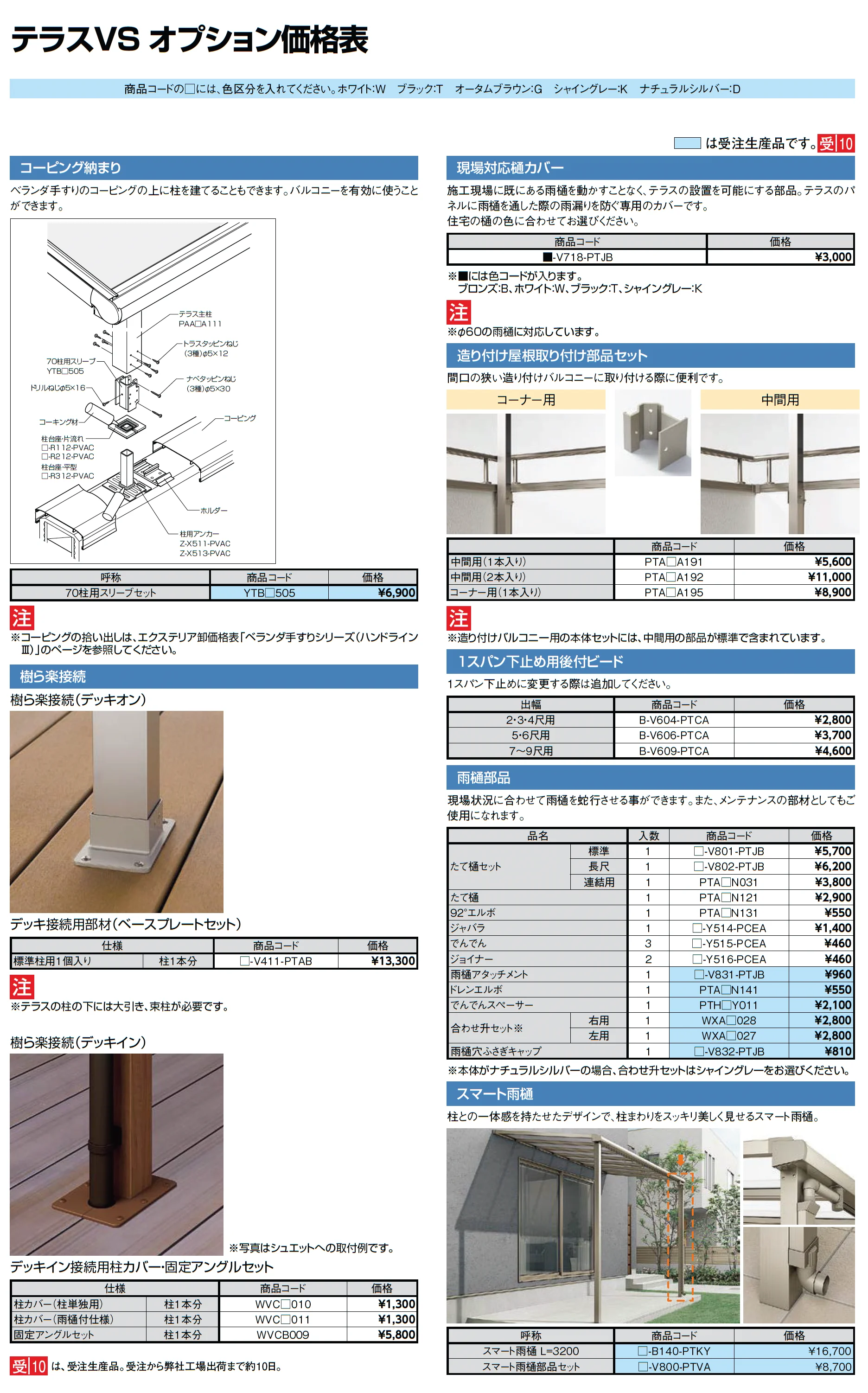 テラスVS F型 ビューステージ/Hスタイル屋根タイプ_価格_6