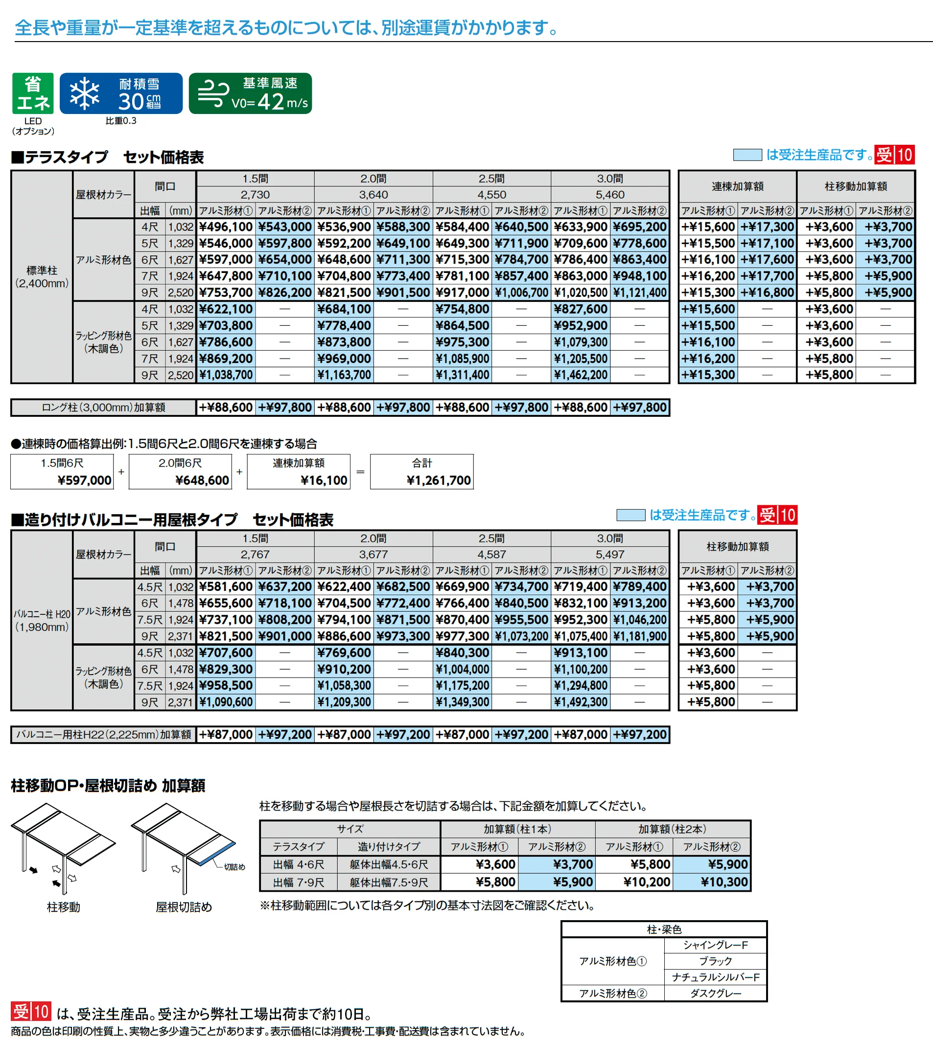 テラスSC 壁付タイプ_価格_1