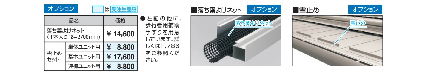 ラグフォート Type2 900N/㎡ 端部張り出しユニット 【2022年版】_価格_2