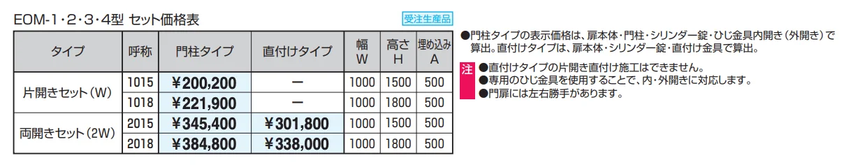 大型鋳物門扉 ランディーナ2型 【2022年版】_価格_1