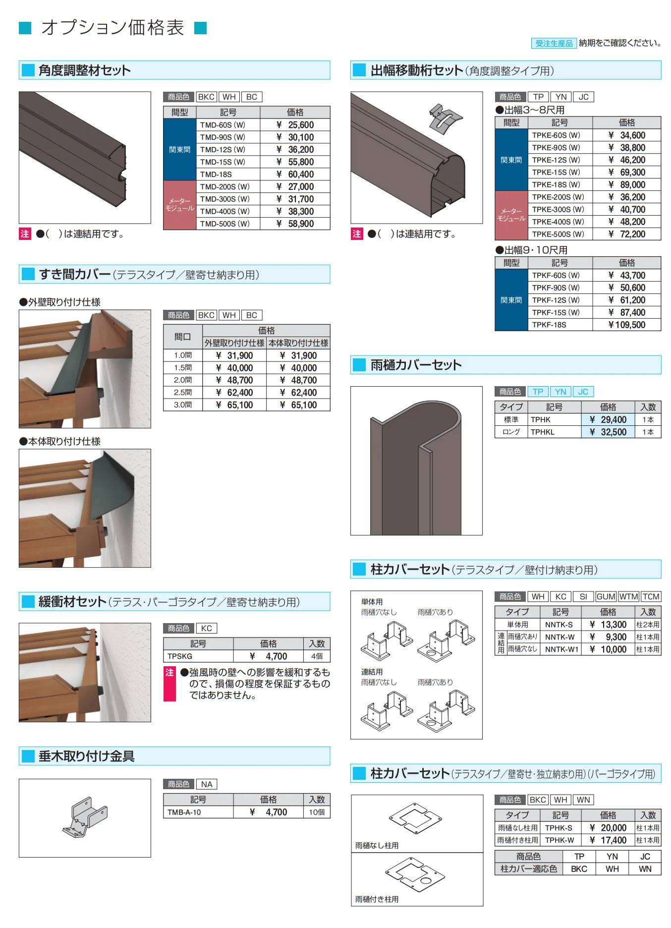 ナチュレS(SYD型 600タイプ テラスタイプ／独立納まり)【2023年版】_価格_2