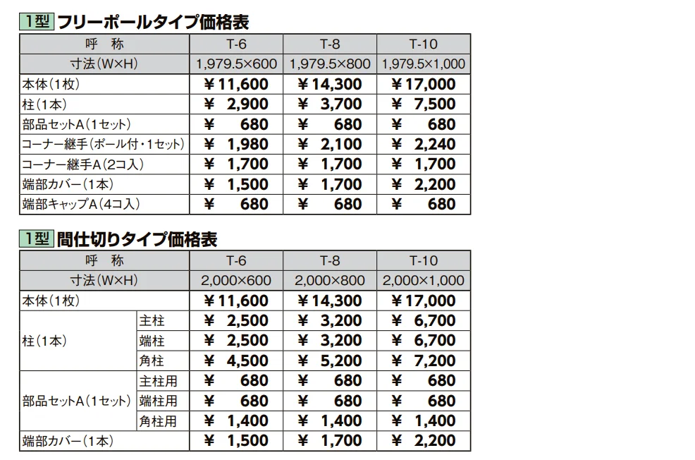 アルメッシュフェンス 1型【2023年版】_価格_3