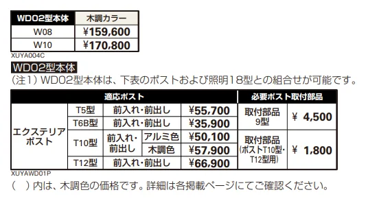ルシアス ウォールWD02型 【2022年版】_価格_1
