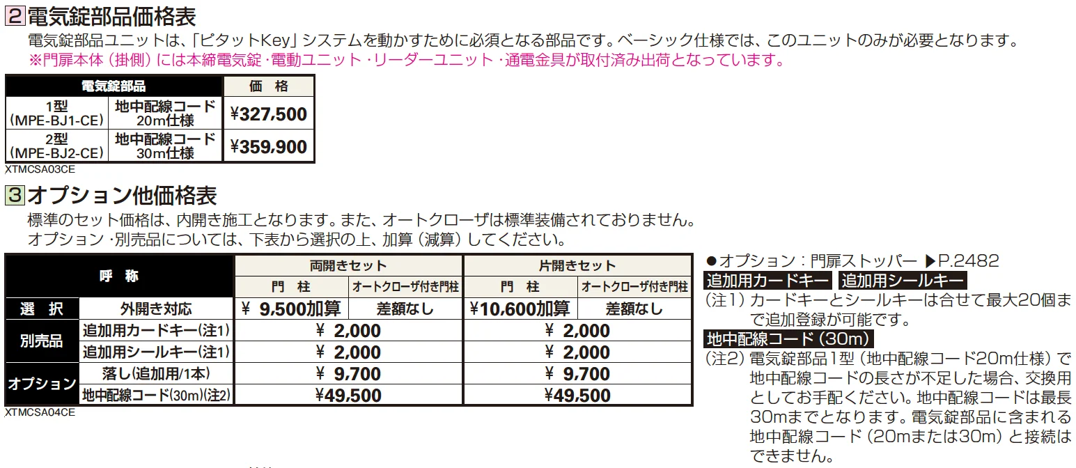 〔ピタットKey システム〕電気錠付 シャローネ 門扉シリーズ SA03型 【2022年版】_価格_2