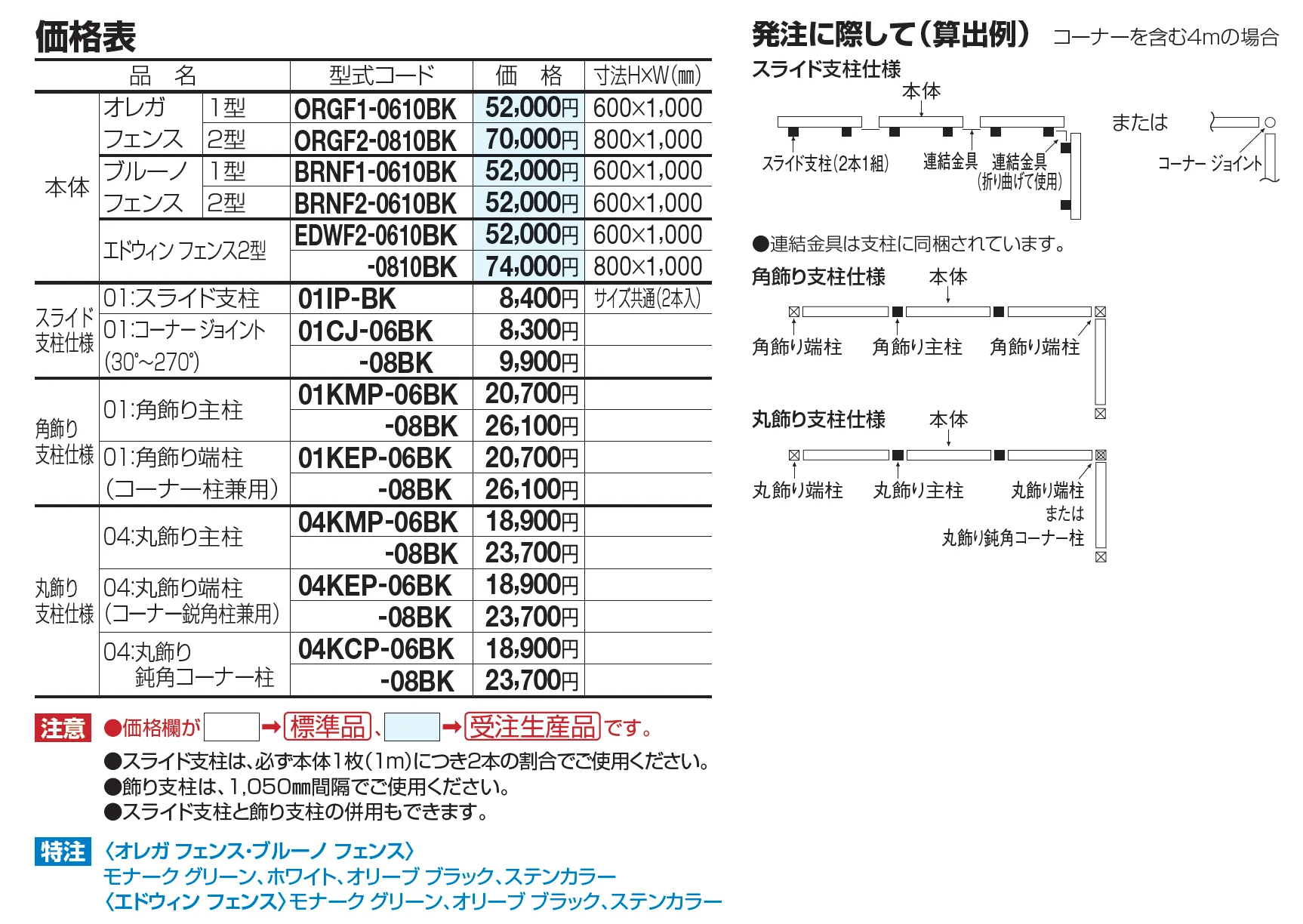 ブルーノ フェンス2型【2023年版】_価格_1