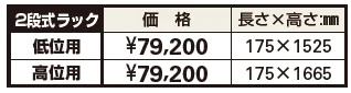 2段式ラックTGF 【2022年版】_価格_1