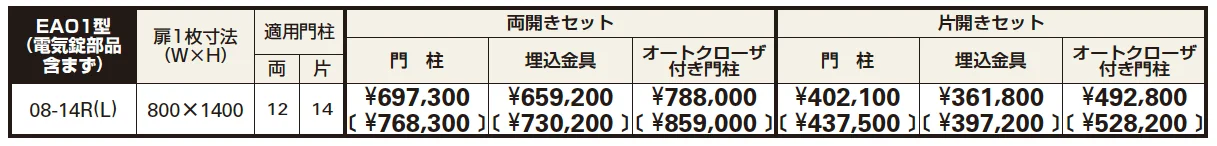 〔ピタットKey システム〕電気錠付 シャローネ 門扉シリーズ EA01型 【2022年版】_価格_1