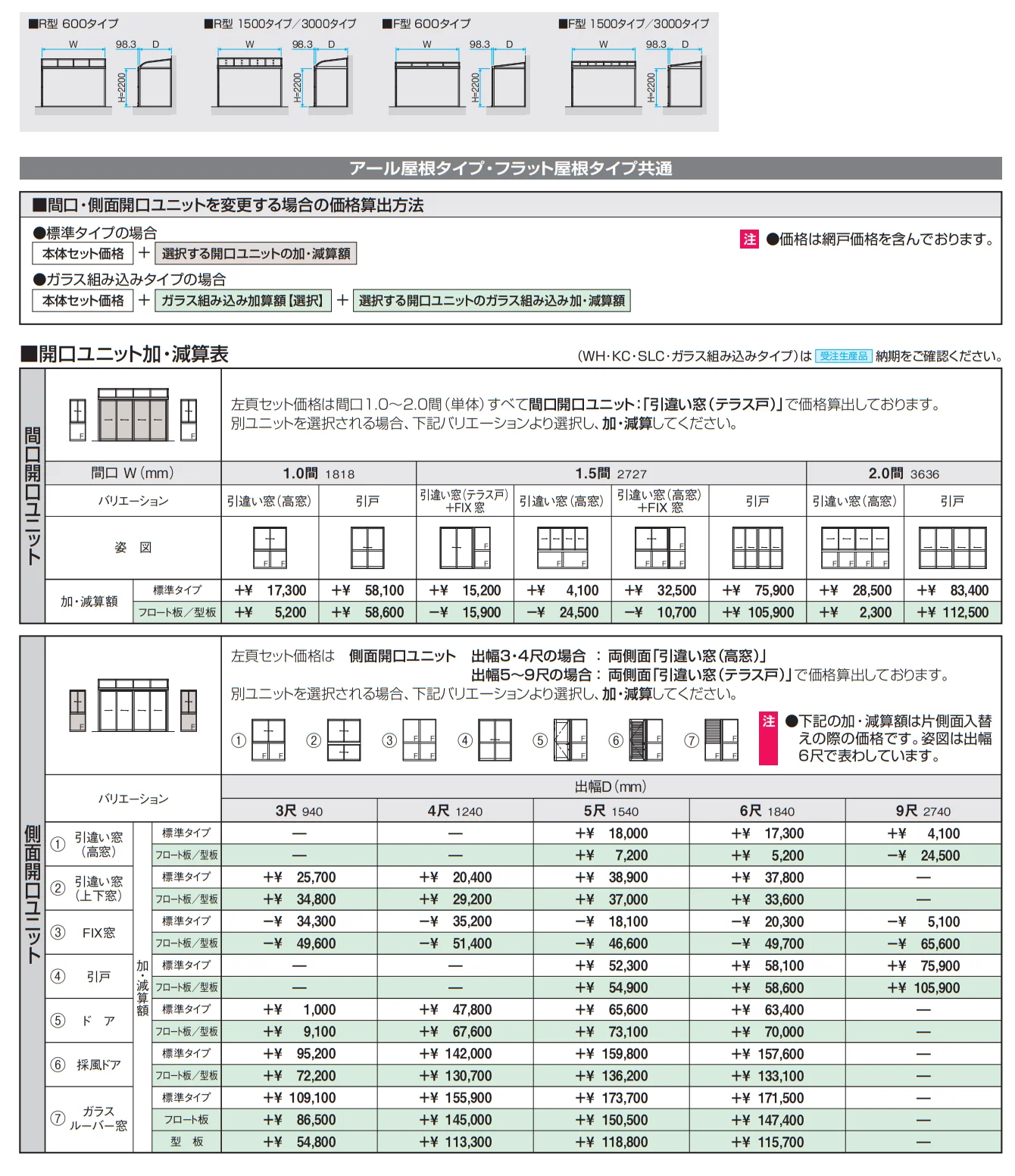 晴れもようwith(土間仕様/ランマなし H22サイズ 関東間)【2023年版】_価格_2