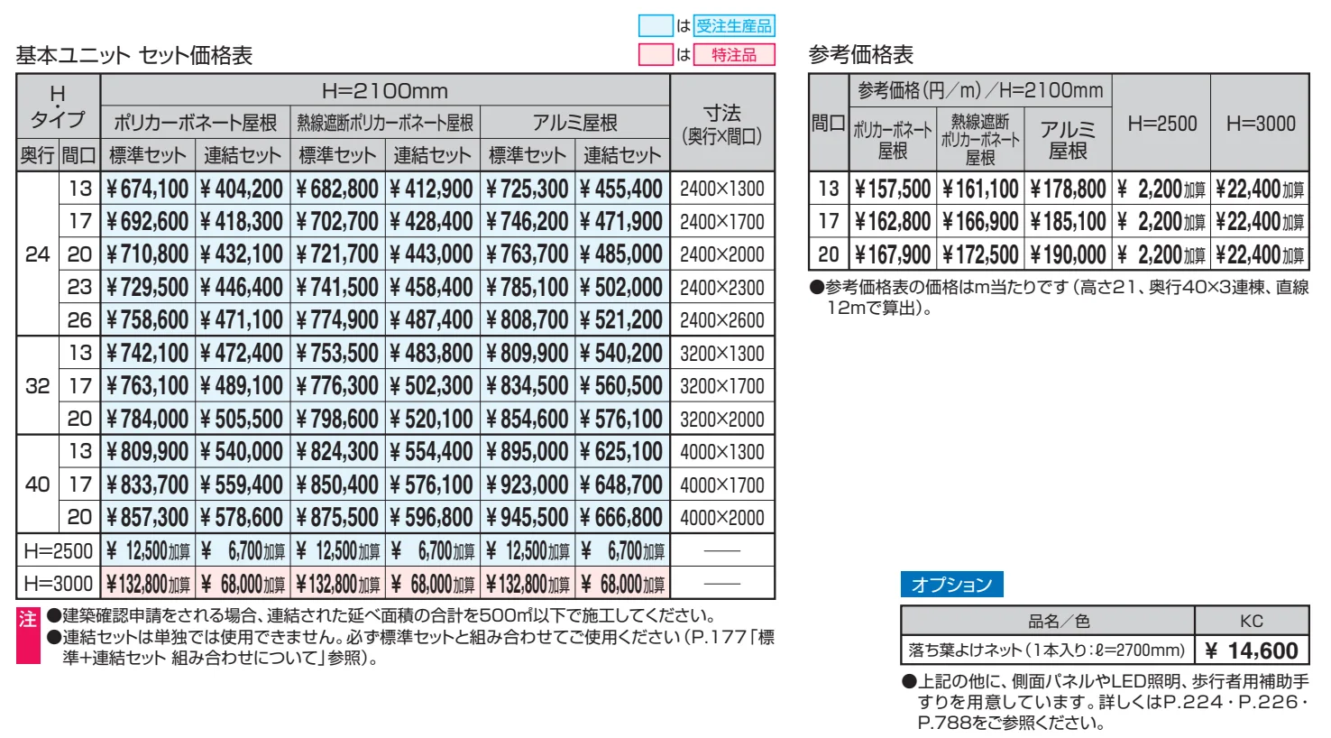ファインロードS 一本柱タイプ(偏芯柱)／1500N/㎡ 積雪地域型 基本ユニット 【2022年版】_価格_1