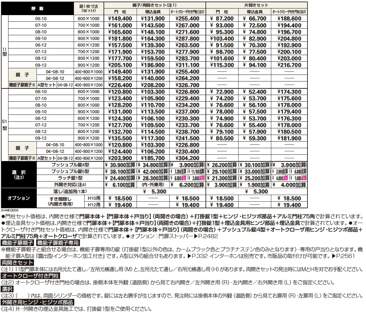 シンプレオ 門扉11型 【2022年版】_価格_1