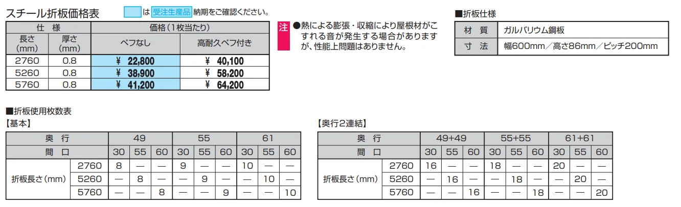 ビームス N型（サイドパネルなし：基本・奥行連結）【2023年版】_価格_3