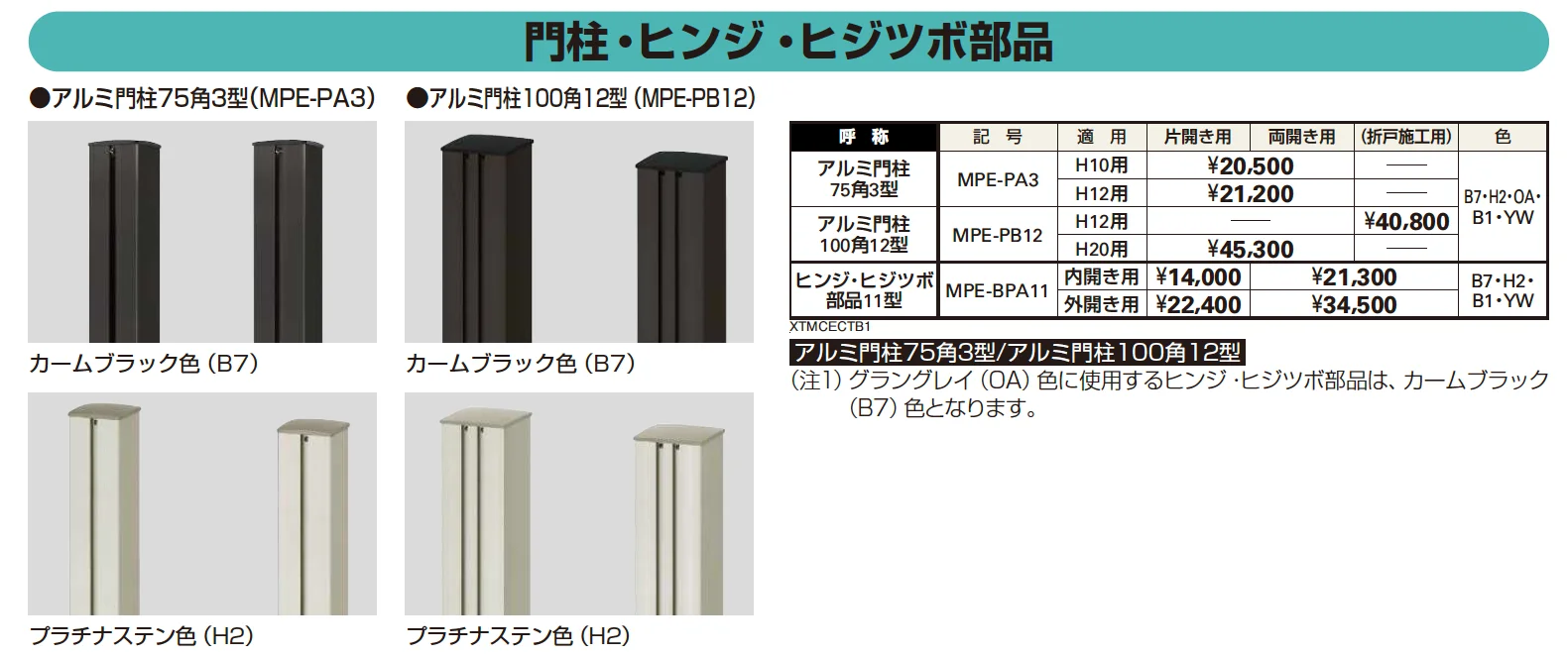 トラディシオン 門扉6B型 【2022年版】_価格_4
