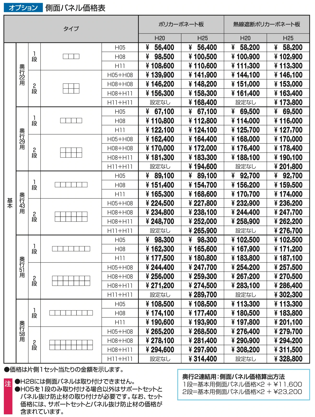 ニューマイリッシュ 通常勾配（ミニタイプ／側面パネル）【2023年版】_価格_1