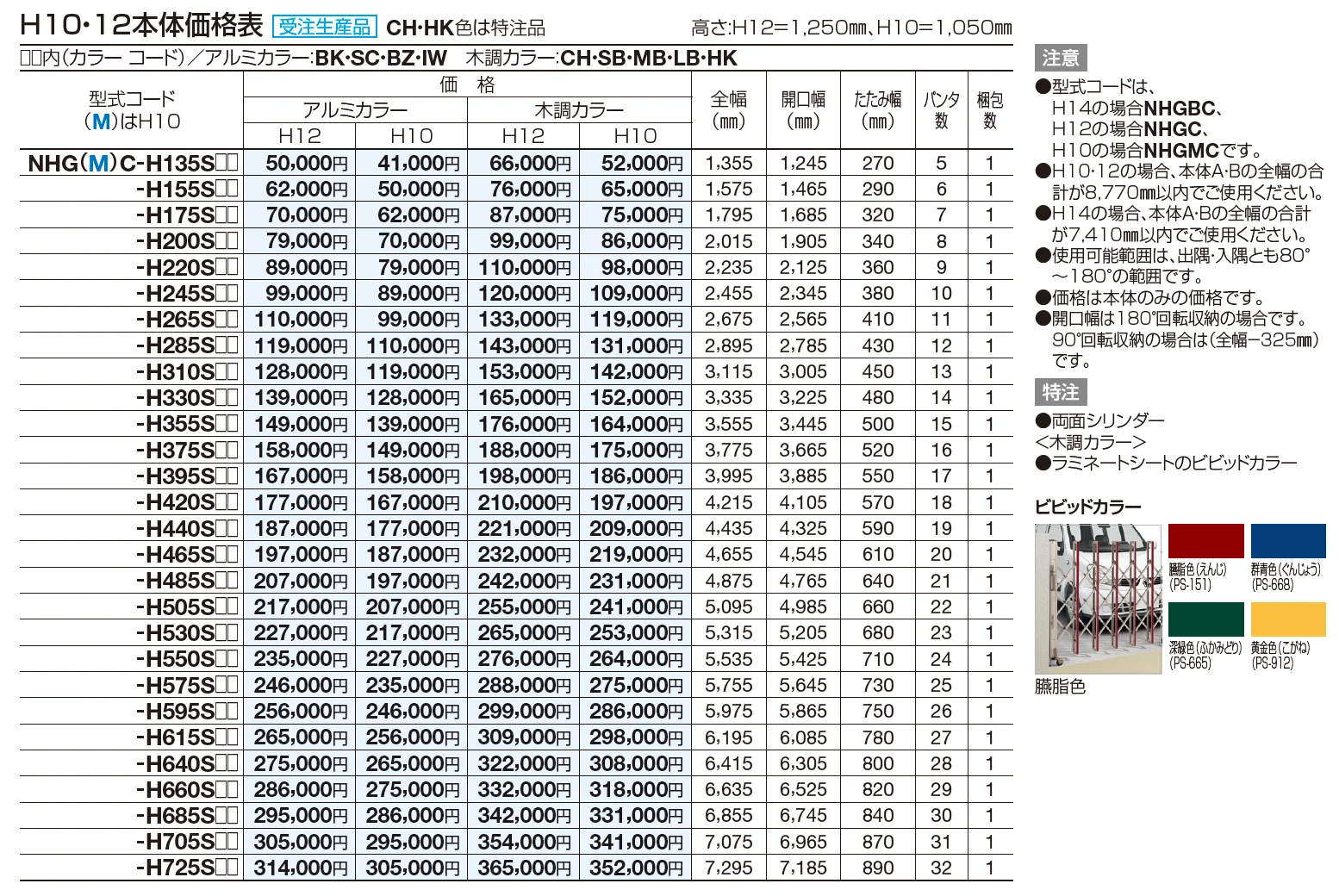 ニューハピネスHG(角地仕様 キャスタータイプ)【2023年版】_価格_1