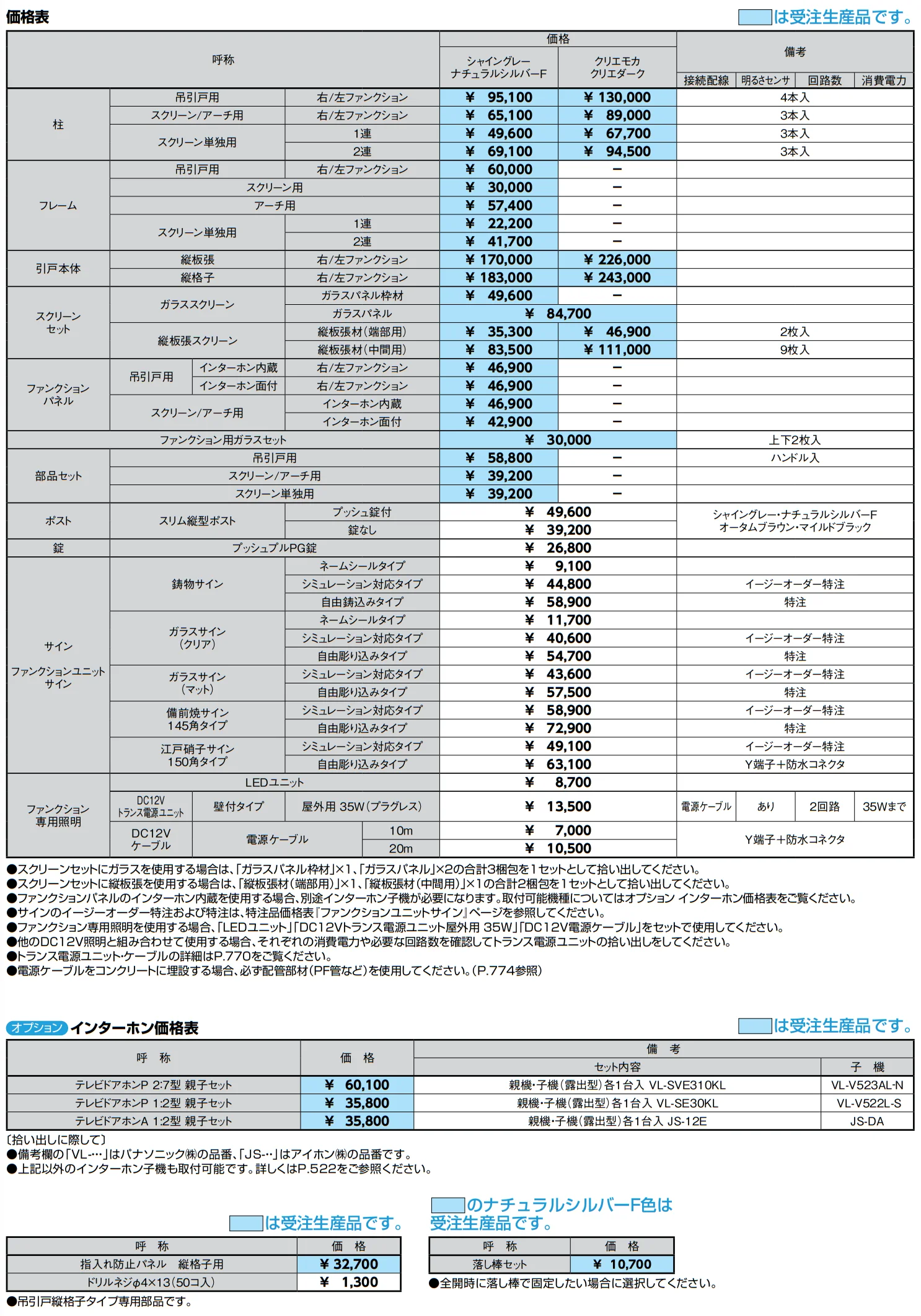 ダブルエントランス 独立タイプ 縦板張スクリーン【2022年版】_価格_2