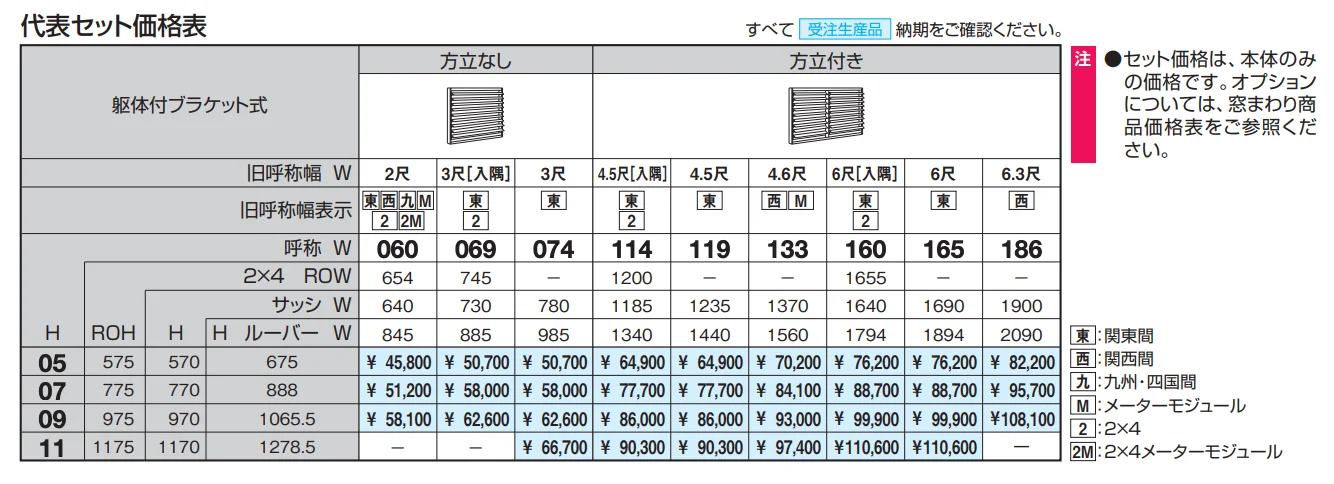 目隠し可動ルーバー エコ面格子Ⅱ【2023年版】_価格_1
