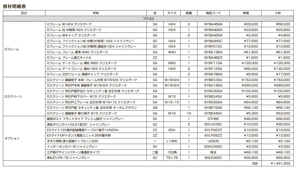 プラスG ファサード-24【2022年版】_価格_3