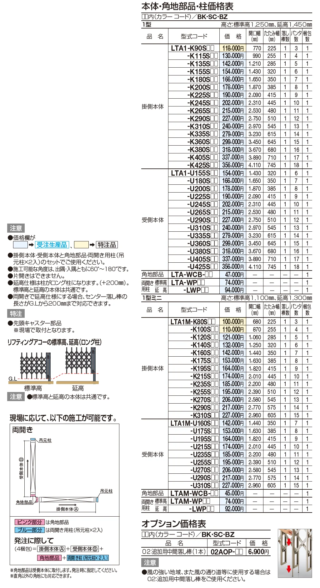 リフティングアコー1型/ミニ (角地仕様)【2023年版】_価格_1