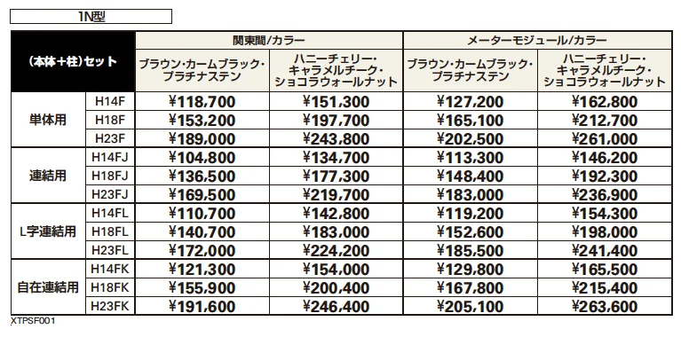 リレーリア フェンス1N型 【2022年版】_価格_1