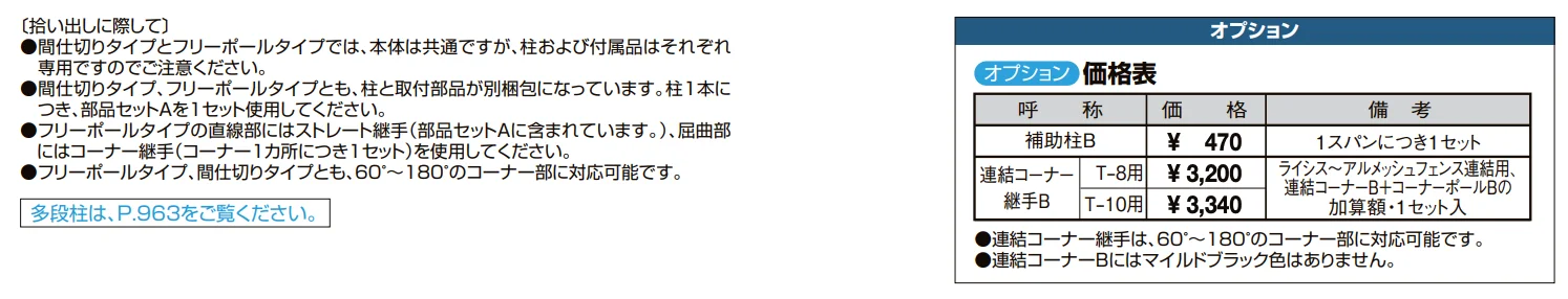 アルメッシュフェンス 1型【2022年版】_価格_4