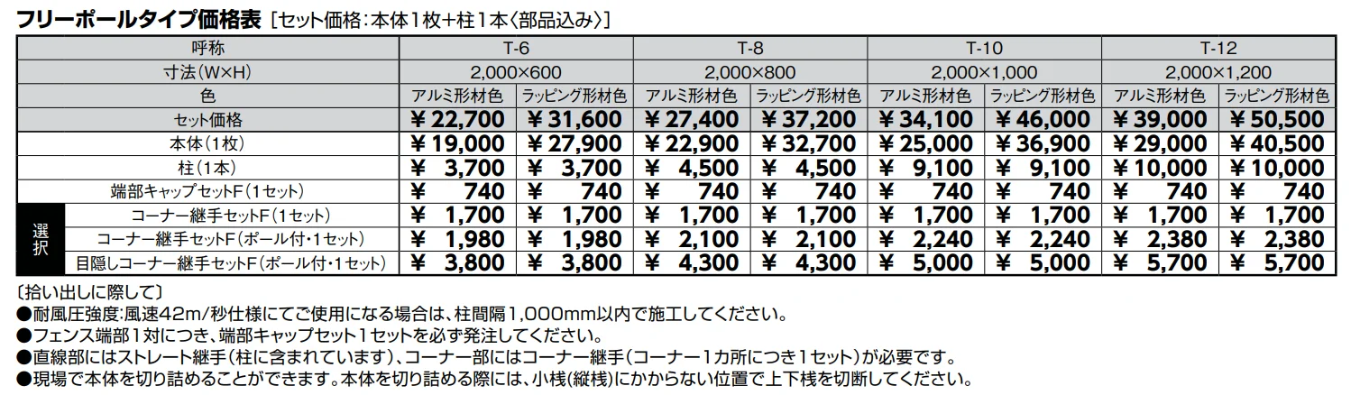 フェンスAB TS2型(縦スリット②)【2022年版】_価格_1