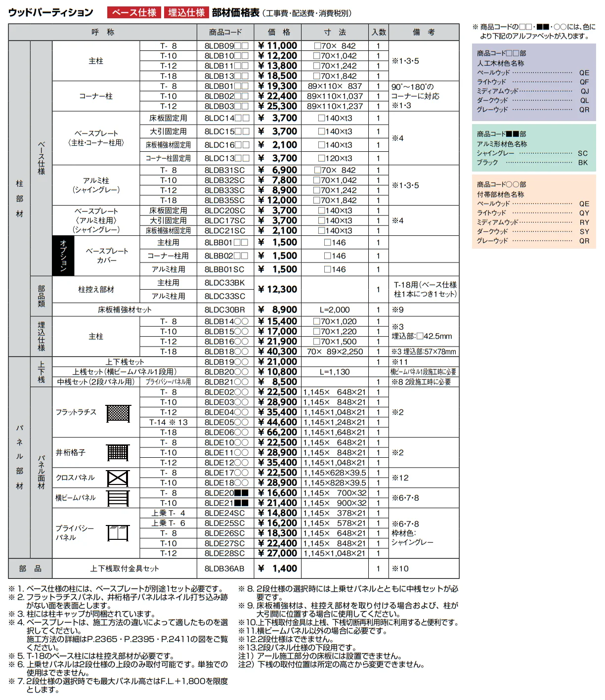 ウッドパーティション【2022年版】_価格_3
