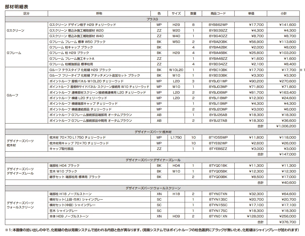 プラスG ファサード-17【2022年版】_価格_3