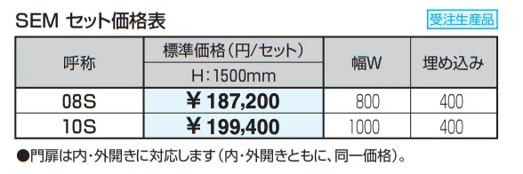 ランディーナ用袖門扉2型 【2022年版】_価格_1