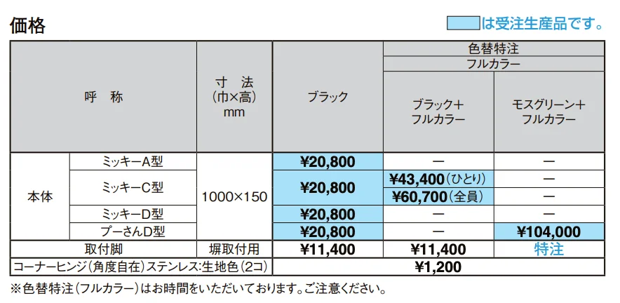 ディズニー ミニフェンス ミッキーD型【2022年版】_価格_1