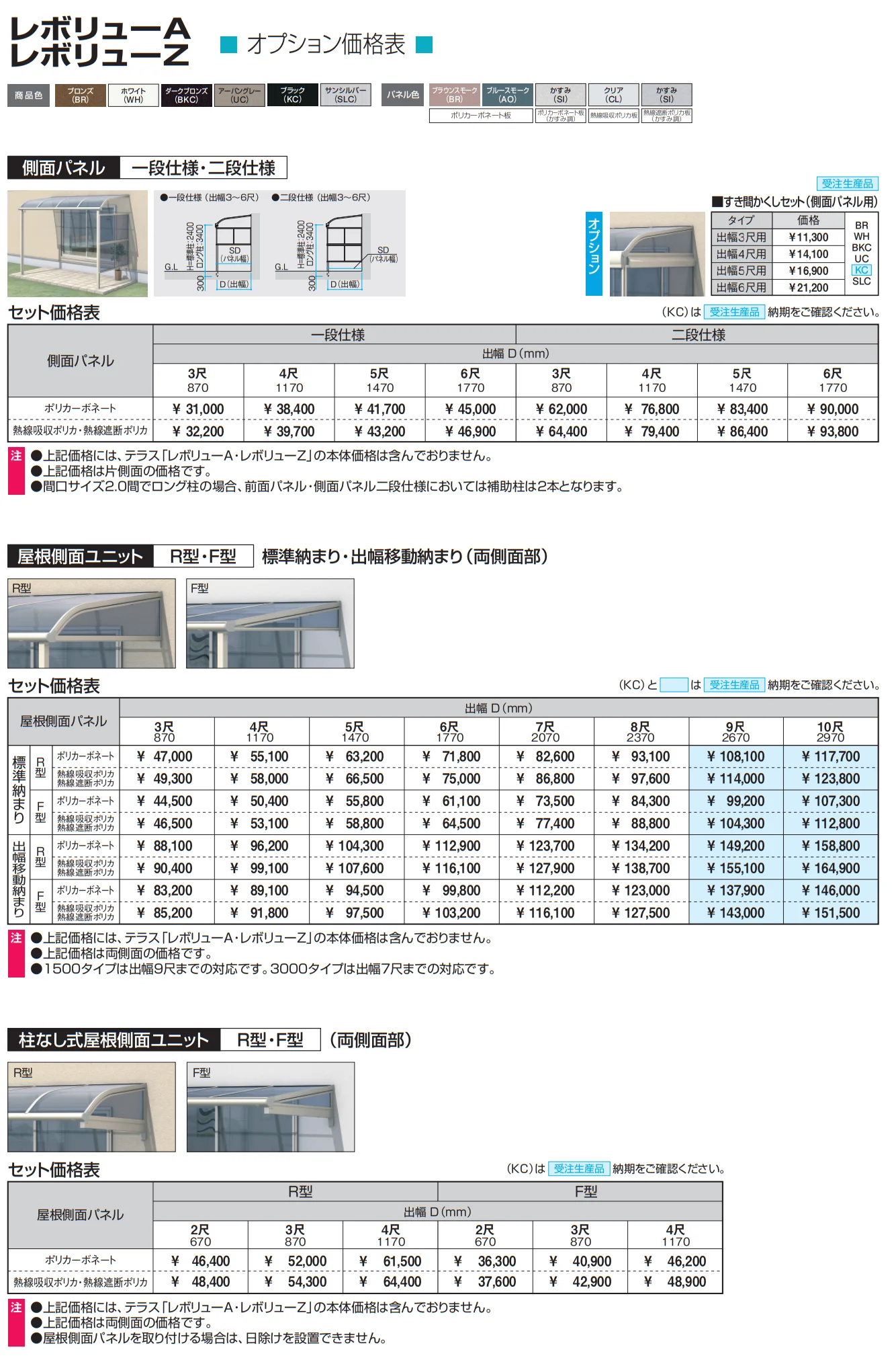 レボリューA(TR1MA型 600タイプ)【2023年版】_価格_2