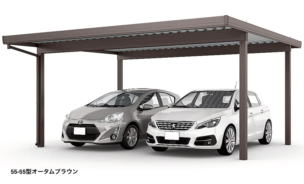 LIXILの「カーポートSW 1500タイプ 2台用【2022年版】」のサブ画像1