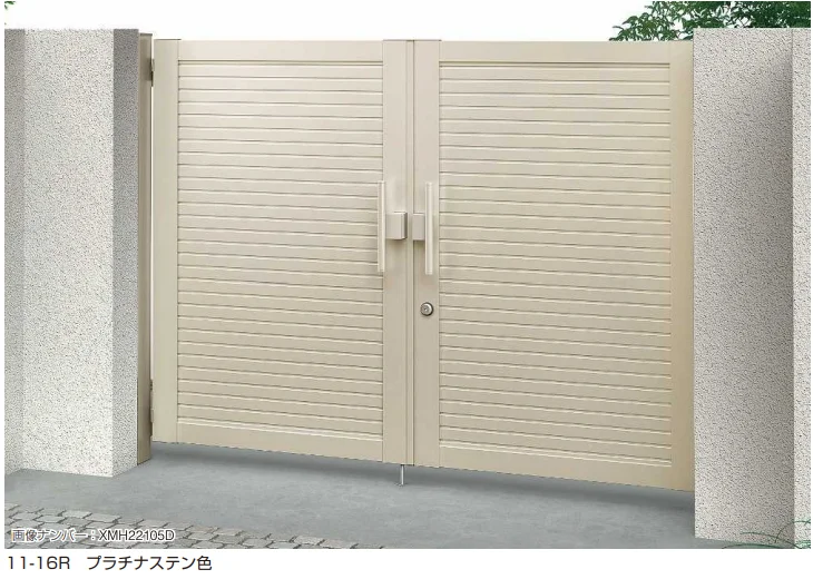 YKK APの「電気錠付共用門扉 シンプレオ 門扉5型 【2022年版】」