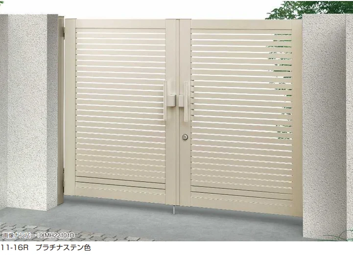 YKK APの「電気錠付共用門扉 シンプレオ 門扉3型 【2022年版】」