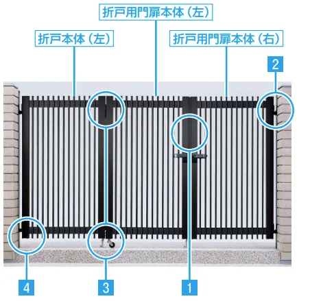 YKK AP | シンプレオ 門扉 折戸セット 【2022年版】 | 建材サーチ