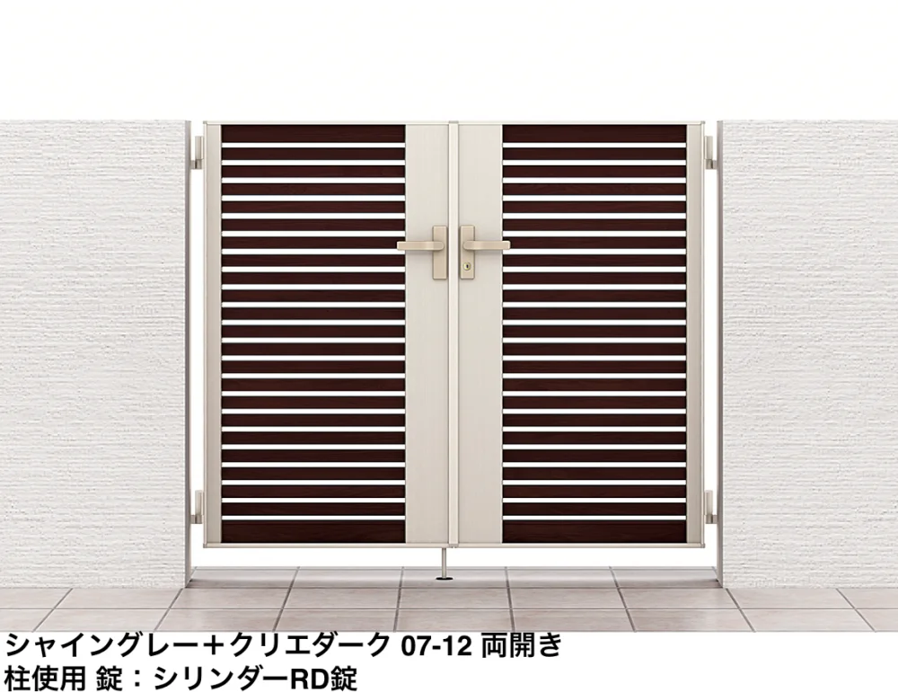 LIXILの「開き門扉AB ウッディYS1型【2022年版】」のサブ画像2