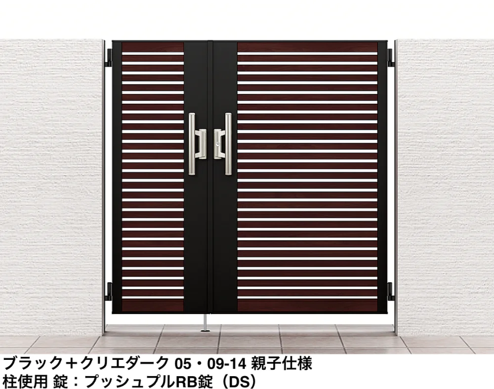 LIXILの「開き門扉AB ウッディYS1型【2022年版】」のサブ画像1