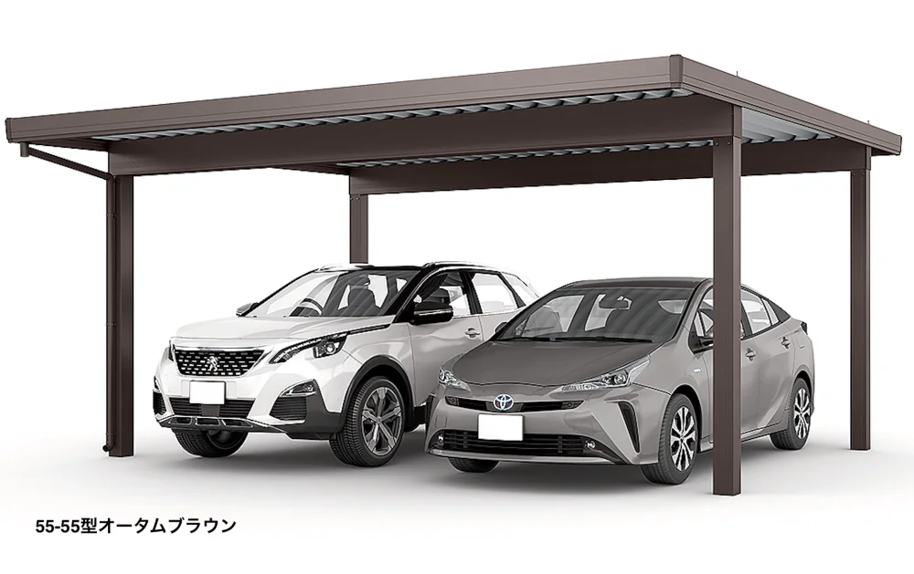 LIXILの「カーポートST 3000タイプ 2台用【2023年版】」のサブ画像1