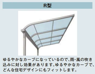 LIXILの「スピーネ R型 造り付け屋根タイプ 関東間【2022年版】」のサブ画像2