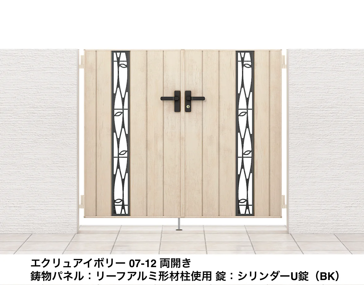 LIXILの「開き門扉AA TS2型(木調)【2023年版】」