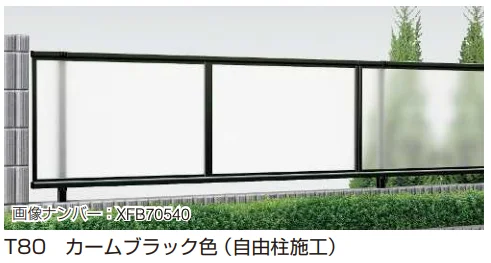 YKK APの「シンプレオ フェンスP1F型 ポリカパネル 【2022年版】」のサブ画像2