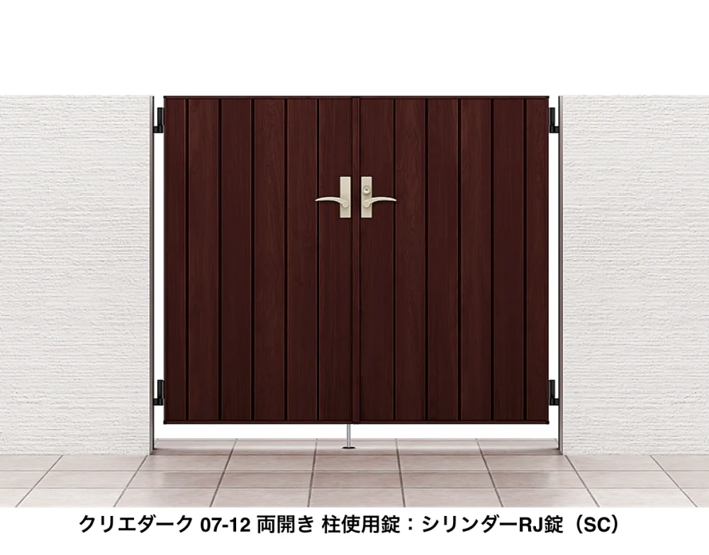 LIXILの「開き門扉AA TM1型(木調)【2022年版】」のサブ画像5