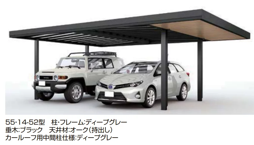 LIXILの「Gルーフ カールーフタイプ 2台用＋α【2022年版】」のサブ画像1