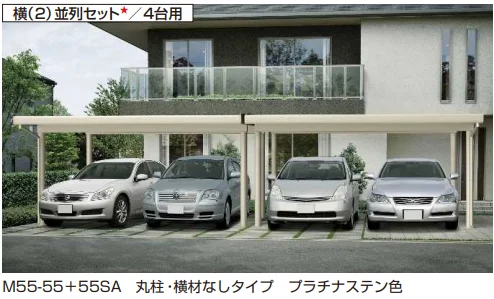 YKK APの「ジーポートneo積雪100㎝（S）Aタイプ 延長・連棟セット 【2022年版】」のサブ画像3