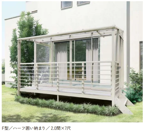 LIXILの「サニージュ ハーフ囲い納まり（ランマなし）関東間【2022年版】」