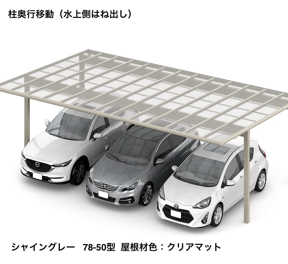 LIXILの「フーゴFプラス 3台用 柱奥行移動【2023年版】」のサブ画像2