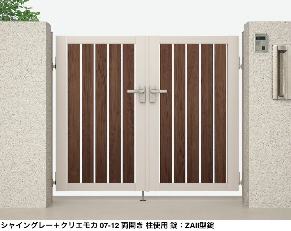 LIXILの「開き門扉AB ウッディTS2型【2023年版】」のサブ画像1